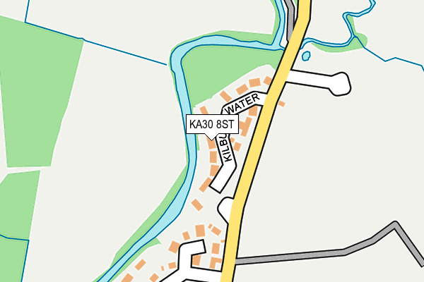 KA30 8ST map - OS OpenMap – Local (Ordnance Survey)