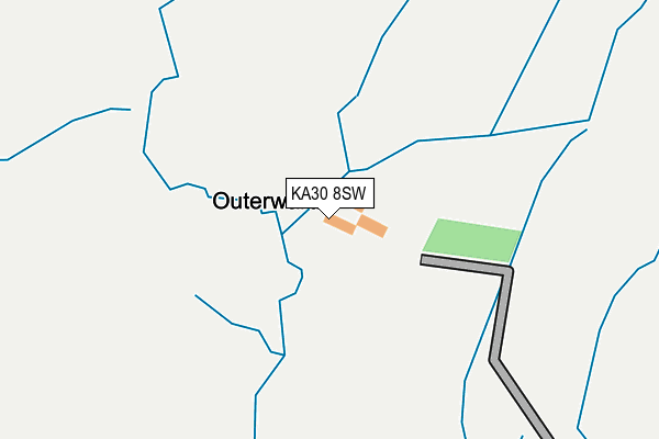 KA30 8SW map - OS OpenMap – Local (Ordnance Survey)