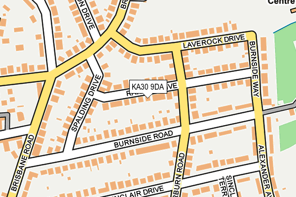 KA30 9DA map - OS OpenMap – Local (Ordnance Survey)