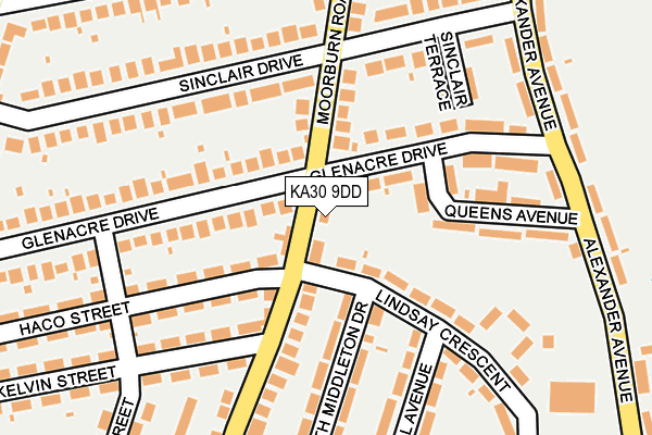 KA30 9DD map - OS OpenMap – Local (Ordnance Survey)