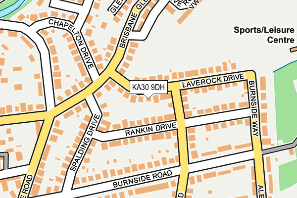 KA30 9DH map - OS OpenMap – Local (Ordnance Survey)