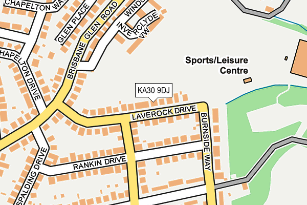 KA30 9DJ map - OS OpenMap – Local (Ordnance Survey)