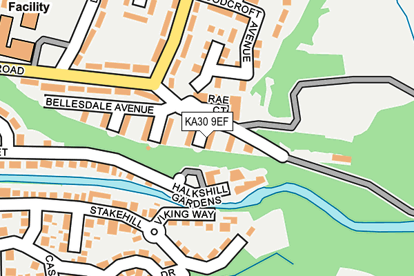 KA30 9EF map - OS OpenMap – Local (Ordnance Survey)
