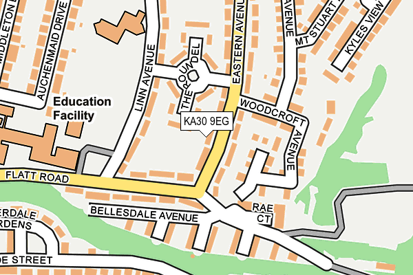 KA30 9EG map - OS OpenMap – Local (Ordnance Survey)