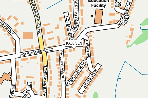 KA30 9EN map - OS OpenMap – Local (Ordnance Survey)