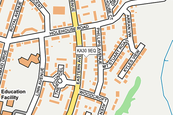 KA30 9EQ map - OS OpenMap – Local (Ordnance Survey)