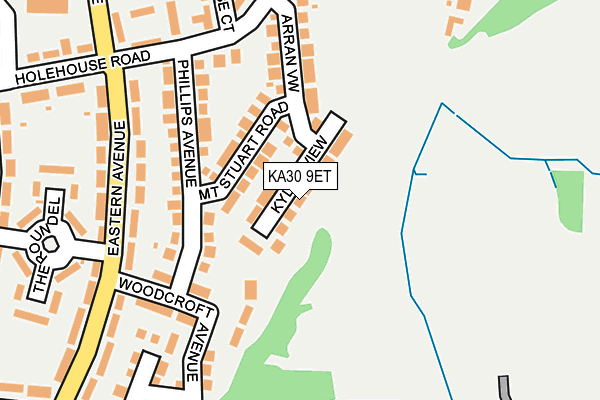 KA30 9ET map - OS OpenMap – Local (Ordnance Survey)