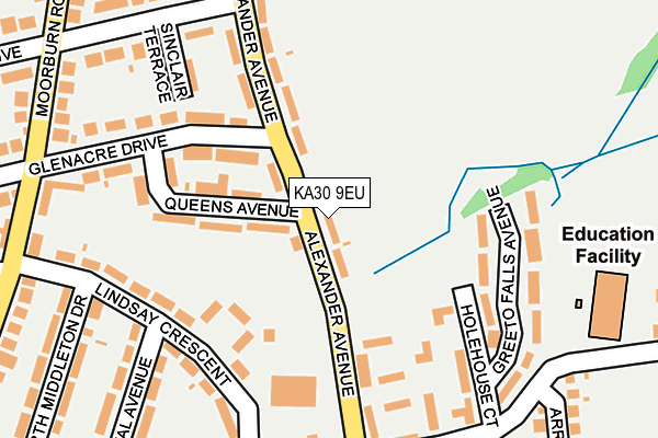 KA30 9EU map - OS OpenMap – Local (Ordnance Survey)