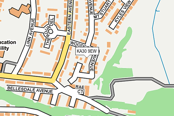 KA30 9EW map - OS OpenMap – Local (Ordnance Survey)