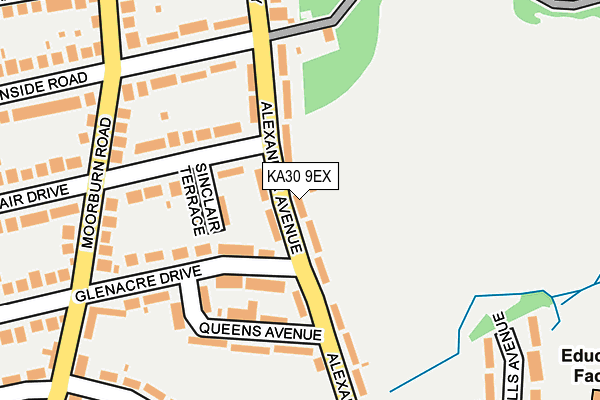 KA30 9EX map - OS OpenMap – Local (Ordnance Survey)