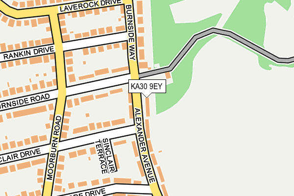 KA30 9EY map - OS OpenMap – Local (Ordnance Survey)