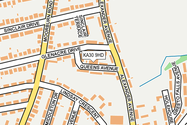 KA30 9HD map - OS OpenMap – Local (Ordnance Survey)
