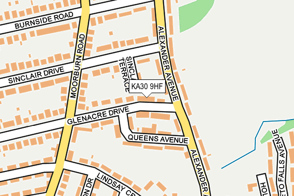 KA30 9HF map - OS OpenMap – Local (Ordnance Survey)