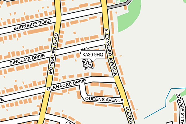 KA30 9HQ map - OS OpenMap – Local (Ordnance Survey)