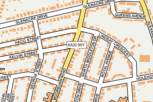 KA30 9HY map - OS OpenMap – Local (Ordnance Survey)
