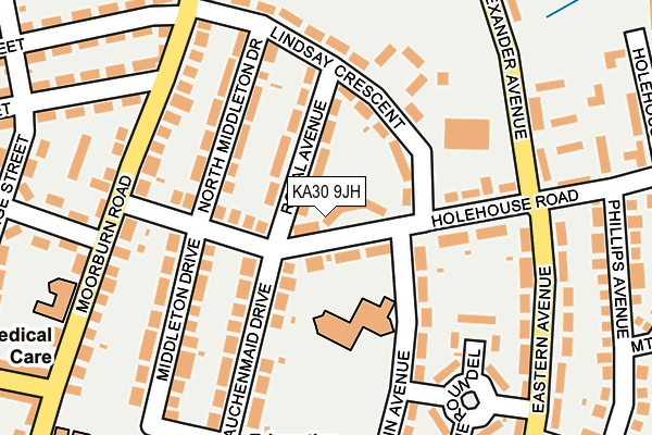 KA30 9JH map - OS OpenMap – Local (Ordnance Survey)