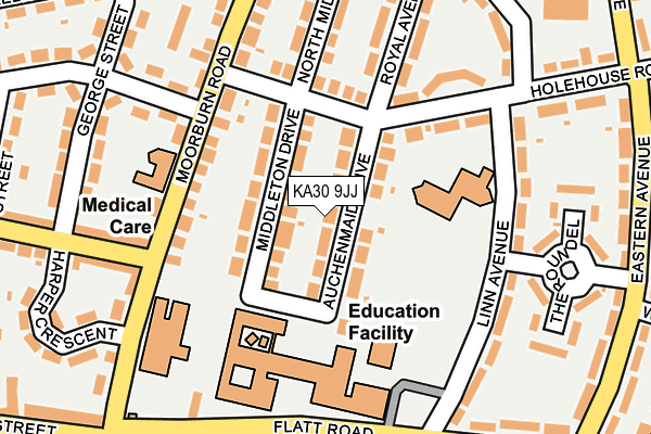 KA30 9JJ map - OS OpenMap – Local (Ordnance Survey)