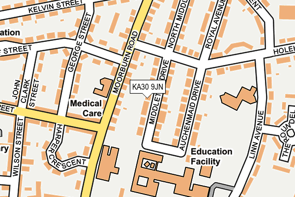 KA30 9JN map - OS OpenMap – Local (Ordnance Survey)