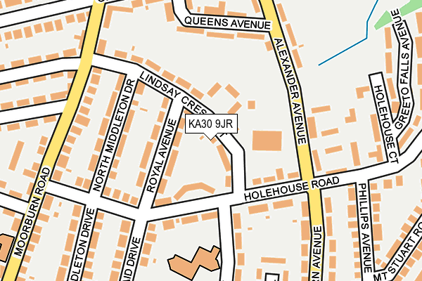 KA30 9JR map - OS OpenMap – Local (Ordnance Survey)