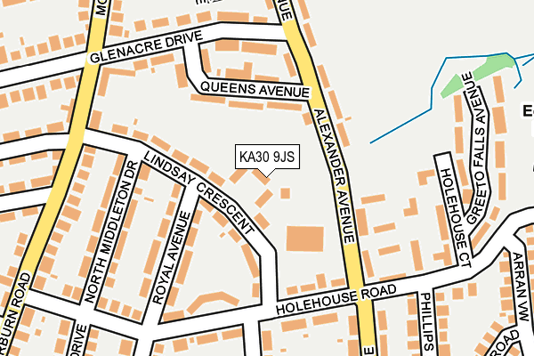 KA30 9JS map - OS OpenMap – Local (Ordnance Survey)