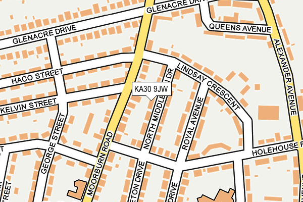 KA30 9JW map - OS OpenMap – Local (Ordnance Survey)