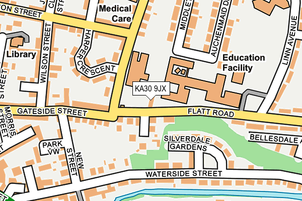 KA30 9JX map - OS OpenMap – Local (Ordnance Survey)