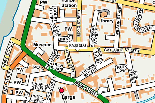 KA30 9LG map - OS OpenMap – Local (Ordnance Survey)