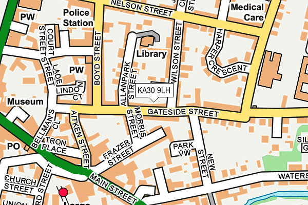 KA30 9LH map - OS OpenMap – Local (Ordnance Survey)