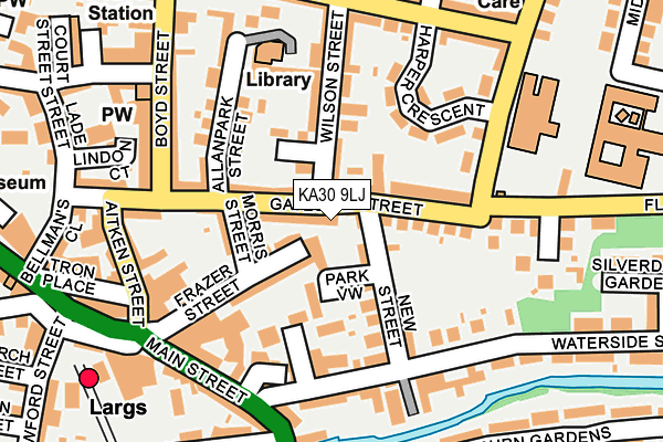 KA30 9LJ map - OS OpenMap – Local (Ordnance Survey)