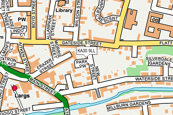 KA30 9LL map - OS OpenMap – Local (Ordnance Survey)