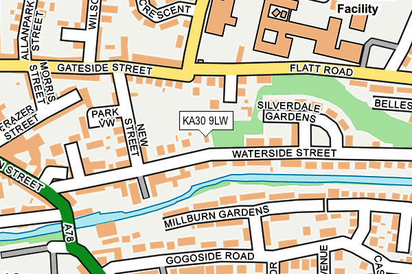 KA30 9LW map - OS OpenMap – Local (Ordnance Survey)