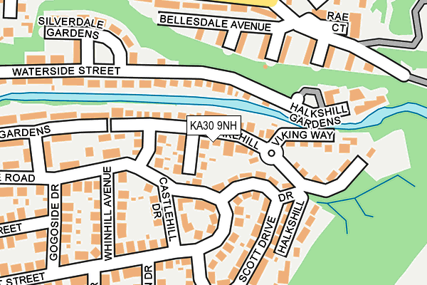 KA30 9NH map - OS OpenMap – Local (Ordnance Survey)