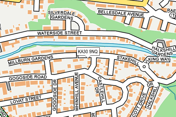 KA30 9NQ map - OS OpenMap – Local (Ordnance Survey)