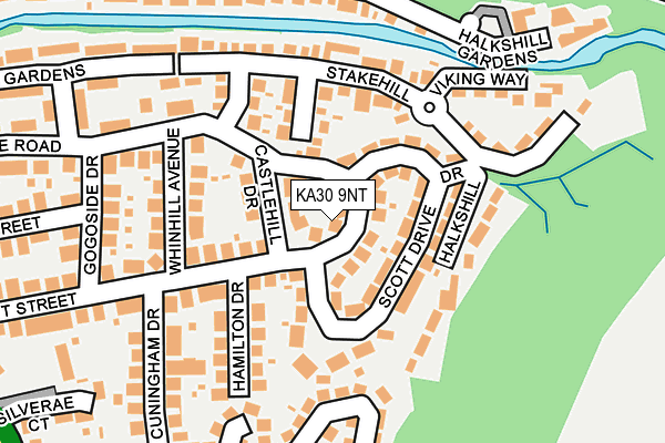 KA30 9NT map - OS OpenMap – Local (Ordnance Survey)