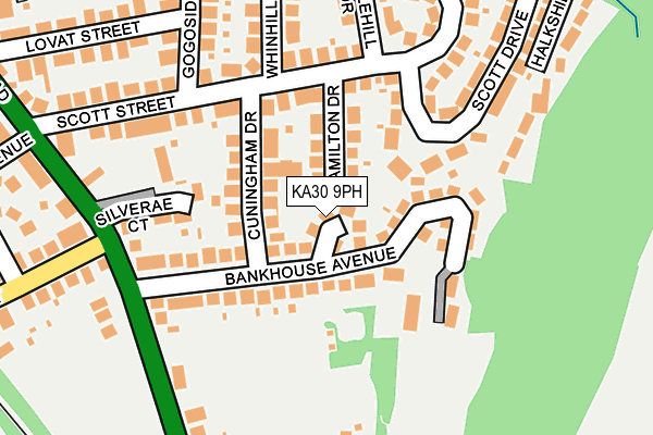 KA30 9PH map - OS OpenMap – Local (Ordnance Survey)