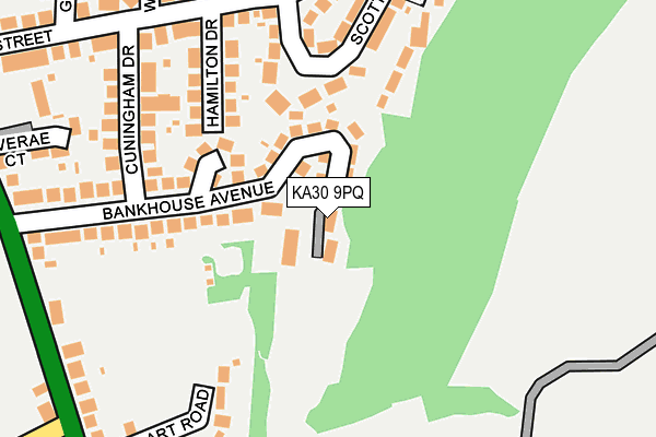 KA30 9PQ map - OS OpenMap – Local (Ordnance Survey)