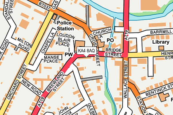KA4 8AQ map - OS OpenMap – Local (Ordnance Survey)