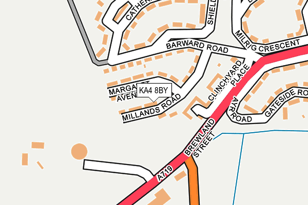 KA4 8BY map - OS OpenMap – Local (Ordnance Survey)