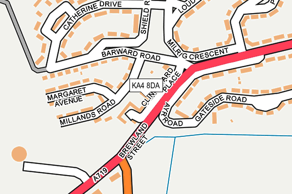 KA4 8DA map - OS OpenMap – Local (Ordnance Survey)