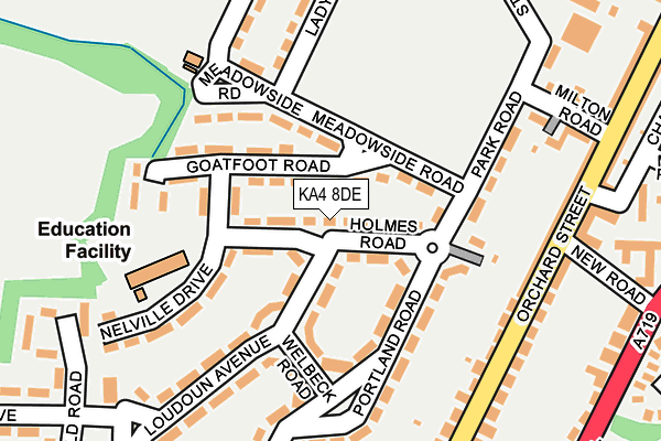 KA4 8DE map - OS OpenMap – Local (Ordnance Survey)