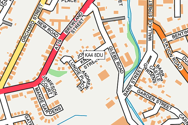 KA4 8DU map - OS OpenMap – Local (Ordnance Survey)