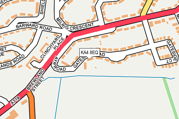 KA4 8EQ map - OS OpenMap – Local (Ordnance Survey)