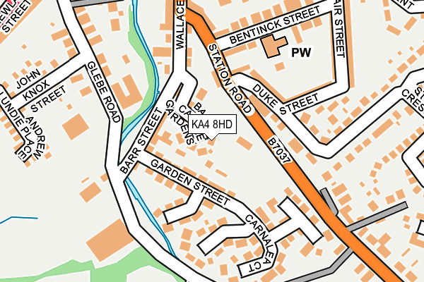 KA4 8HD map - OS OpenMap – Local (Ordnance Survey)