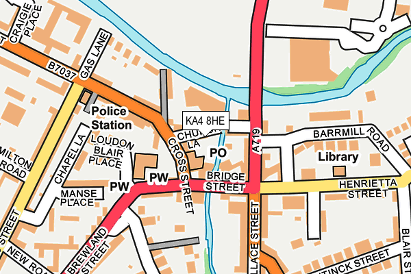 KA4 8HE map - OS OpenMap – Local (Ordnance Survey)