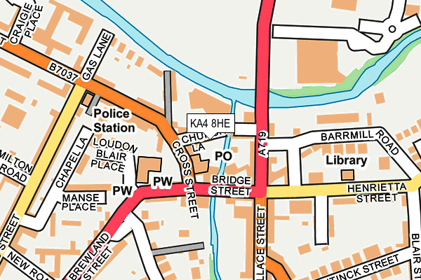 Map of VIRTUAL SERVICES LINDSAY LTD at local scale