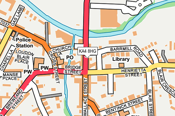 KA4 8HG map - OS OpenMap – Local (Ordnance Survey)