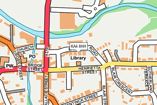 KA4 8HH map - OS OpenMap – Local (Ordnance Survey)
