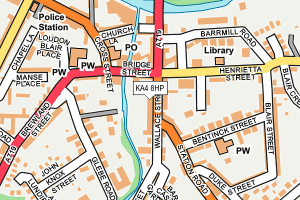 KA4 8HP map - OS OpenMap – Local (Ordnance Survey)