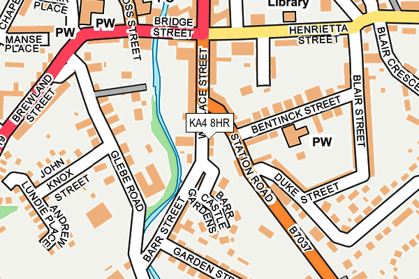 KA4 8HR map - OS OpenMap – Local (Ordnance Survey)