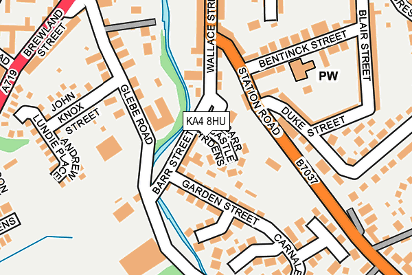 KA4 8HU map - OS OpenMap – Local (Ordnance Survey)